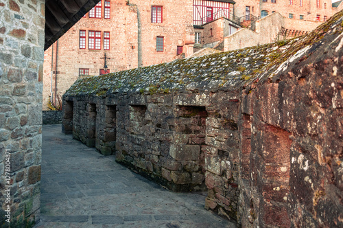 Medieval Passageway at Mont Saint-Michel photo