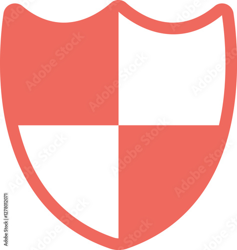 セキュリティシールド、プロテクトのアイコンイラスト