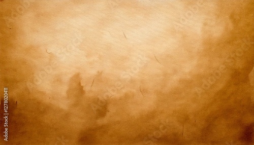 Background Light brown gradient watercolor texture with scratches and irregularities