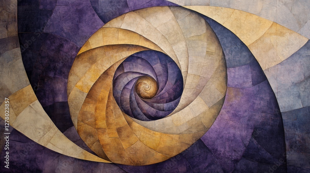 Fototapeta premium This is a beautiful image with an artistic spiral design