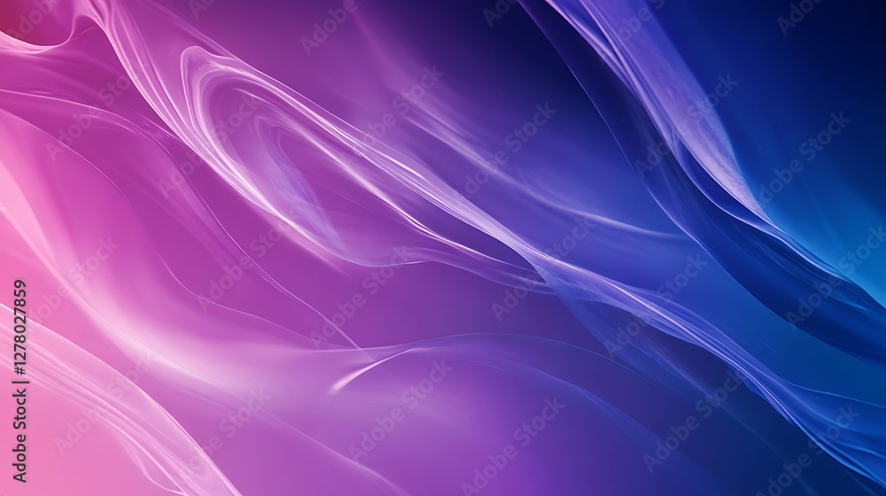 Abstract Purple and Blue Swirling Waves Design Abstract Purple and Blue Swirling Waves Design