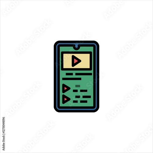 mobile phone with sign