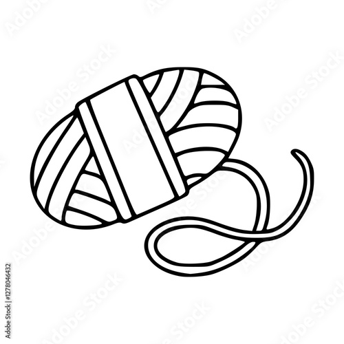 knitting yarn icon graphic 