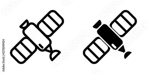 Satellite icon design template