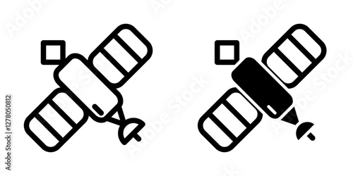 Satellite icon design template