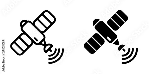 Satellite icon design template