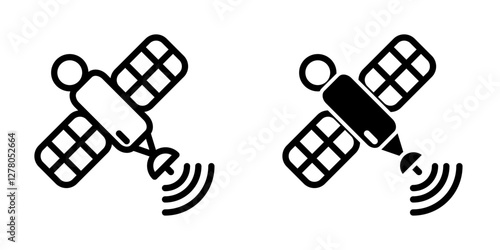 Satellite icon design template