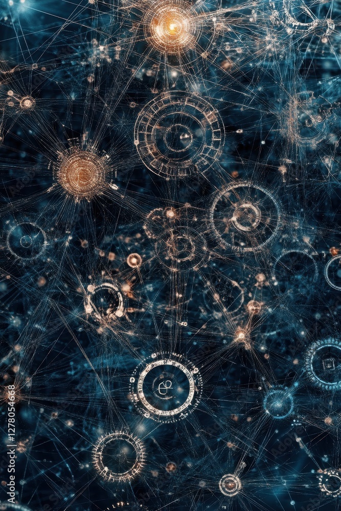 Futuristic digital network connections showcasing advanced technology and seamless data flow in a modern landscape. Futuristic digital network connections showcasing advanced technology and seamless data flow in a modern landscape.