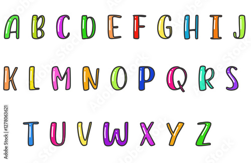 Doodle kawaii cute editable vector text effect.