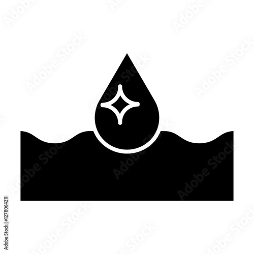 Nature water icon