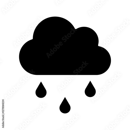 Rain water icon