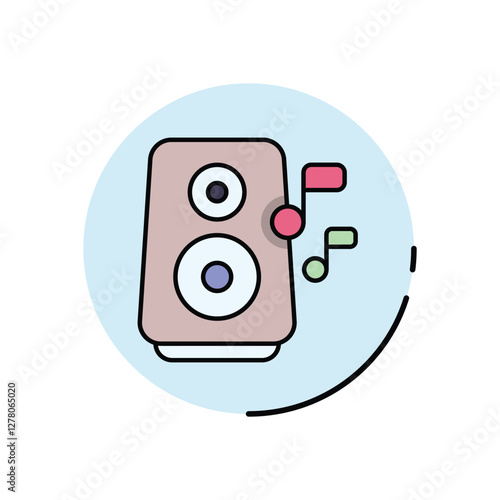 Speaker vector icon