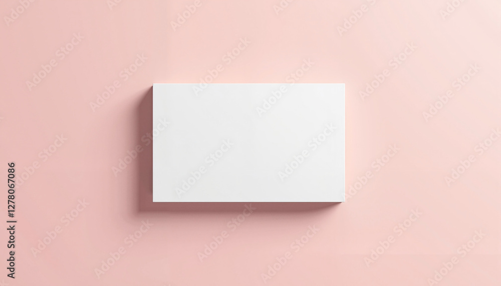 A simple yet elegant horizontal business card mockup placed on a soft pastel pink background. Ideal for showcasing modern branding and professional design concepts in a clean, stylish format. A simple yet elegant horizontal business card mockup placed on a soft pastel pink background. Ideal for showcasing modern branding and professional design concepts in a clean, stylish format.