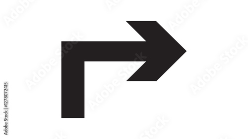 turn right arrow sign