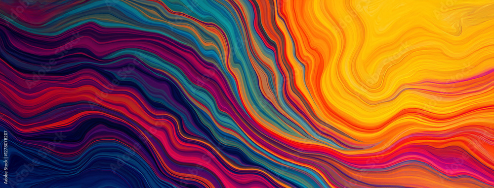 Fototapeta premium Abstract colorful wallpaper texture background. 3D wallpaper art. Modern artwork. Wall art 