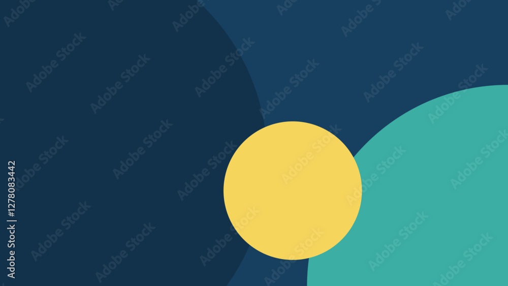 simple flat streaming background with circle simple flat streaming background with circle