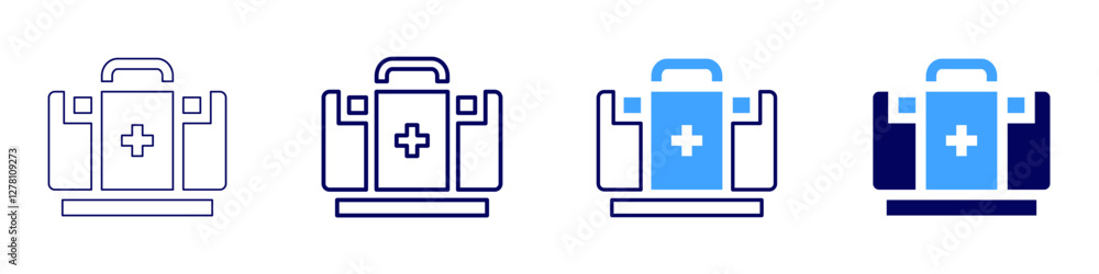 Medical patient care tools icon in 4 different styles. Thin Line, Line, Bold Line, Duotone. Duotone style. Editable stroke Medical patient care tools icon in 4 different styles. Thin Line, Line, Bold Line, Duotone. Duotone style. Editable stroke