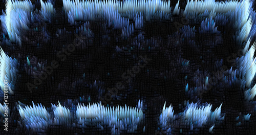 Colorful abstract texture created with Gradient flow and 3D structure imitate the movement of liquid or wind. Vibrant colors, volumetric waves and digital noise create a sense of depth and dynamics. I