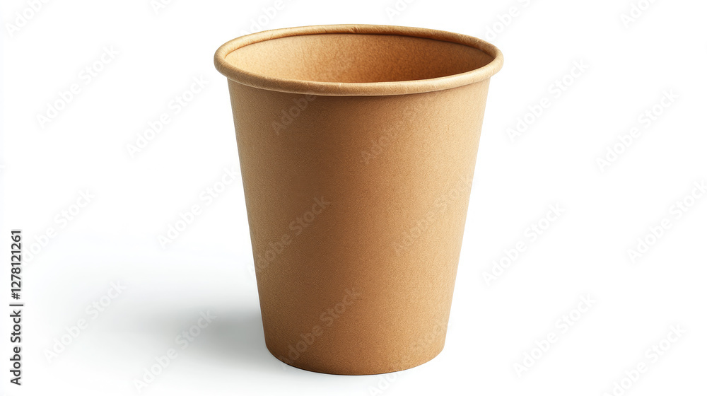 empty brown paper coffee cup empty brown paper coffee cup