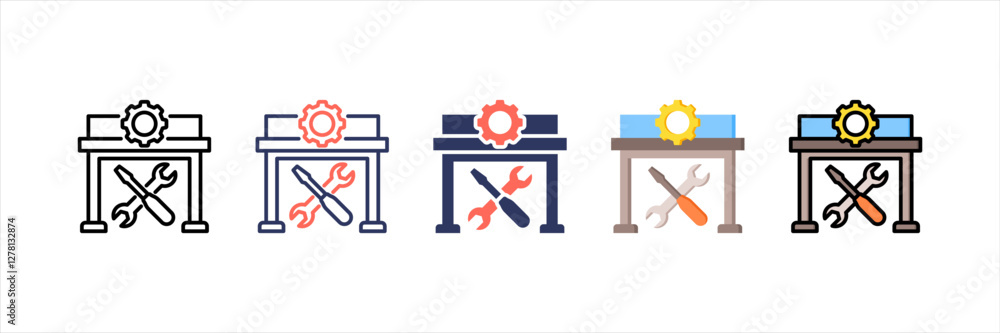 Warehouse Multistyle Icon Set Warehouse Multistyle Icon Set