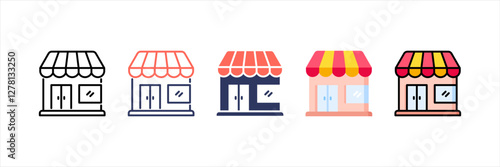 Retail Multistyle Icon Set