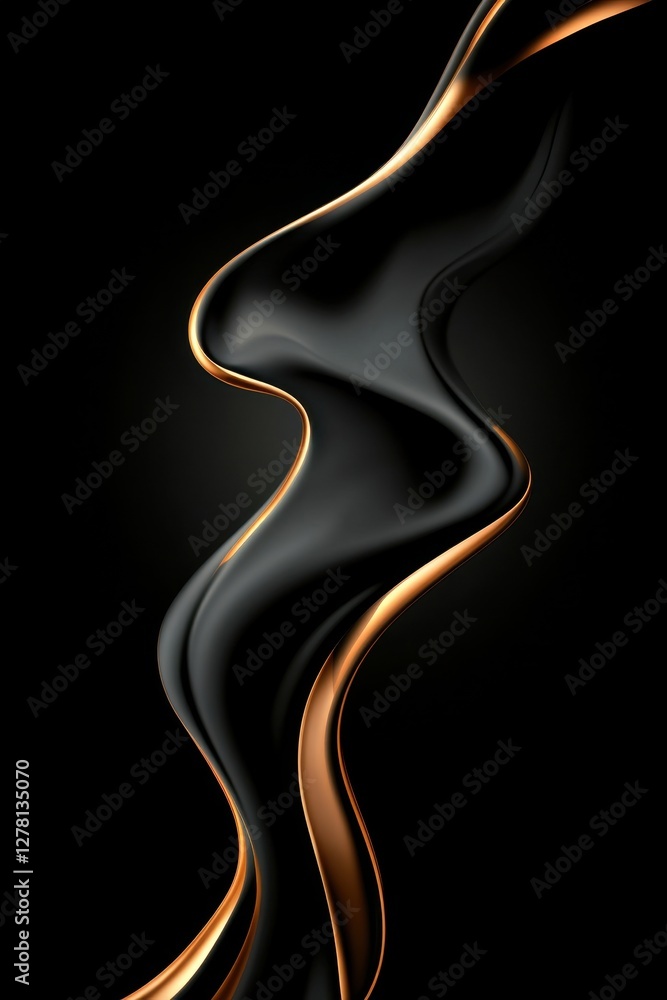 Abstract flowing dark background texture Abstract flowing dark background texture