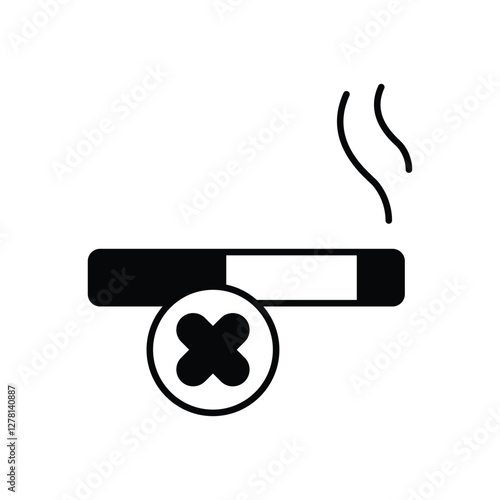 No Smoking vector icon