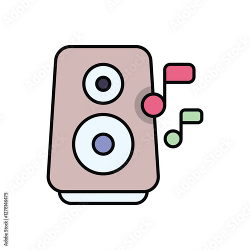 Speaker vector icon