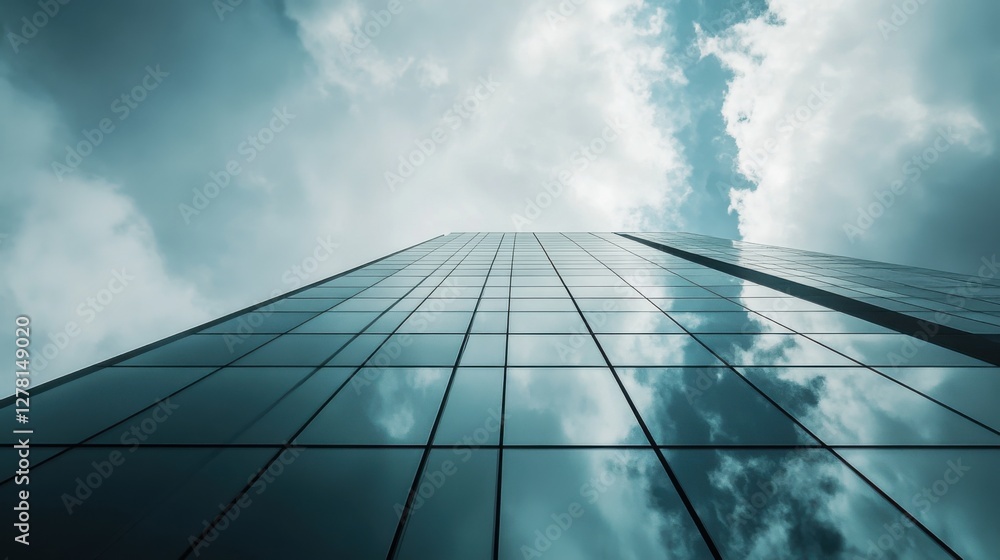 Federal Reserve building with cloudy sky. Featuring fiscal policies and economic regulation Federal Reserve building with cloudy sky. Featuring fiscal policies and economic regulation