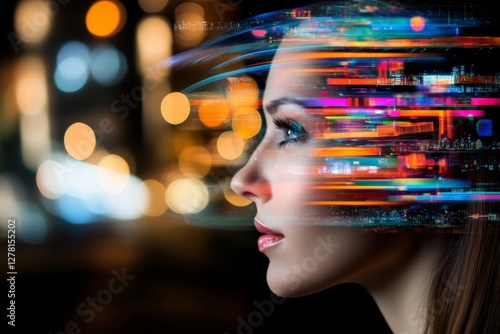 Empowered Vision: A Woman's Journey Through the Digital Realm of Innovation