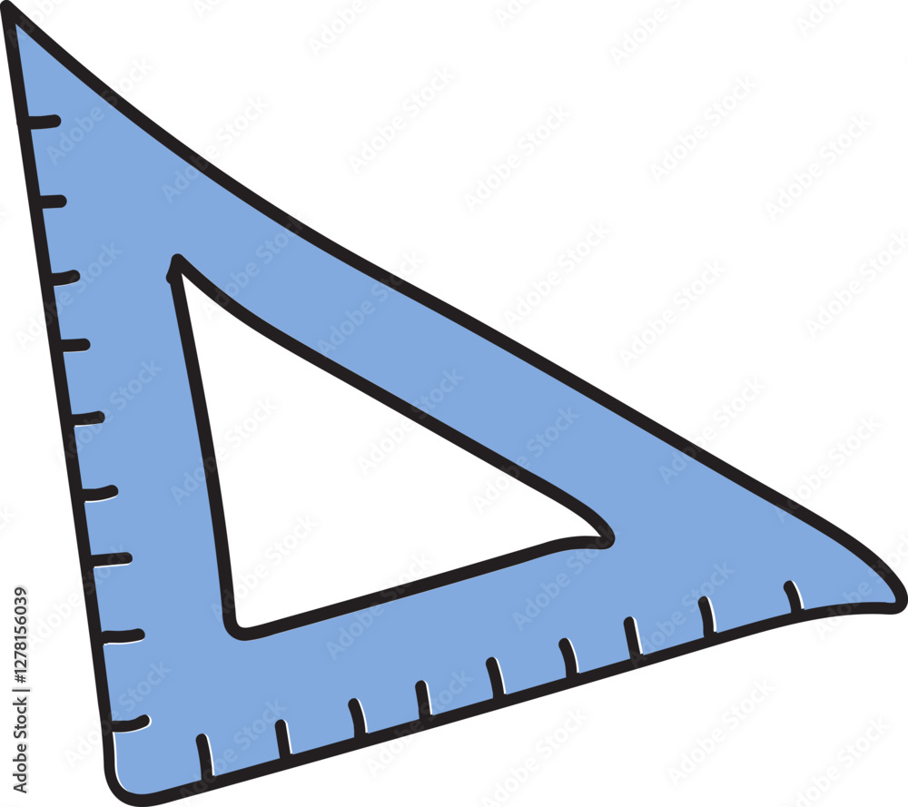 Measurement Ruler Vector for School Supplies