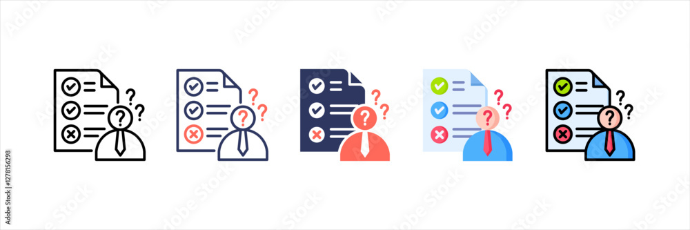 Hypothesis Multistyle Icon Set Hypothesis Multistyle Icon Set