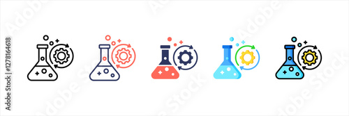 Experiment Multistyle Icon Set