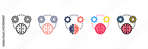 Systematic Multistyle Icon Set