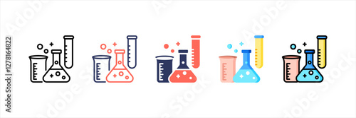 Laboratory Multistyle Icon Set