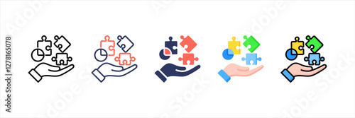 Contributing Multistyle Icon Set