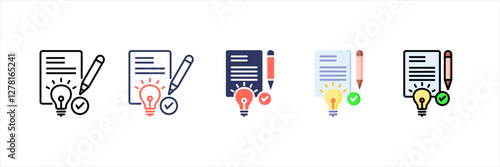 Inference Multistyle Icon Set