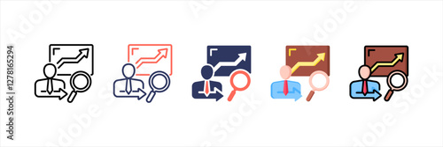 Prospecting Multistyle Icon Set