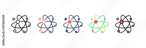 Atom Multistyle Icon Set