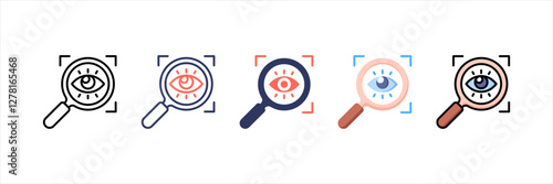 Observation Multistyle Icon Set