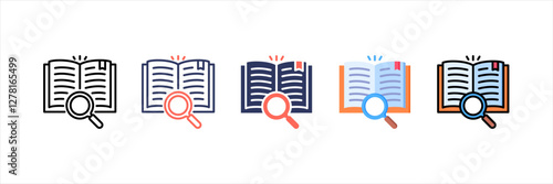 Research Multistyle Icon Set