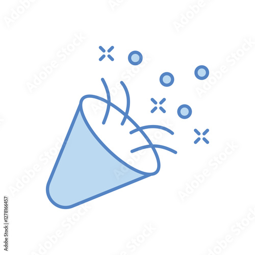 Happy Birthday Bliss vector icon