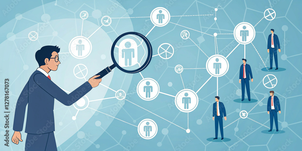 Businessman Representing Human Resource Management with a Focus on Employee Engagement and Development Businessman Representing Human Resource Management with a Focus on Employee Engagement and Development