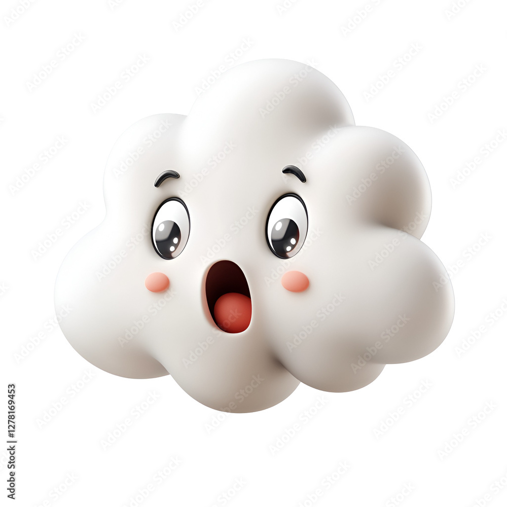 Obraz premium 3d icon cloud