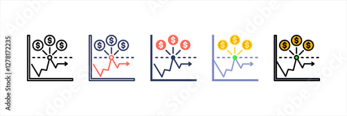Take Profit Multistyle Icon Set