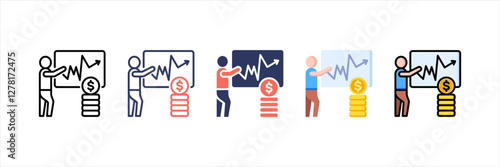 Trader Multistyle Icon Set
