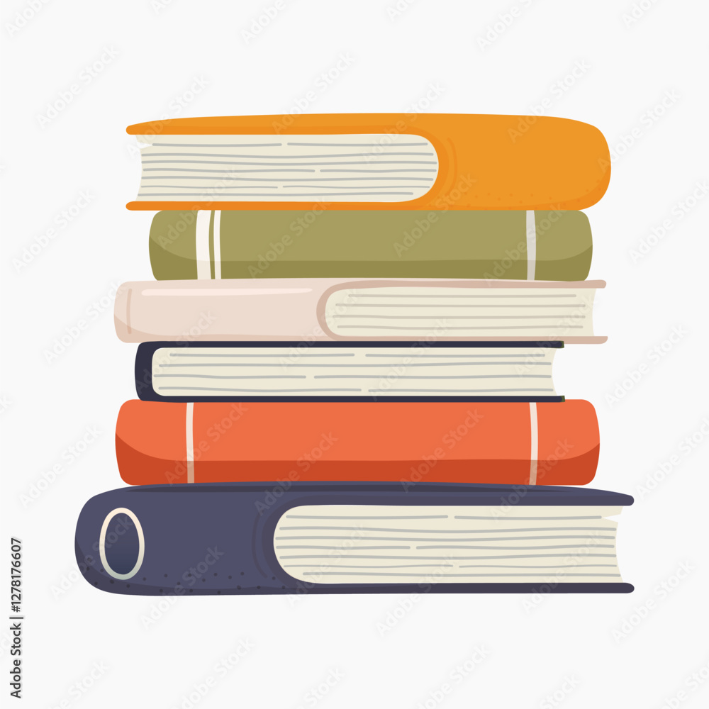 Book learning illustration collage element vector Book learning illustration collage element vector
