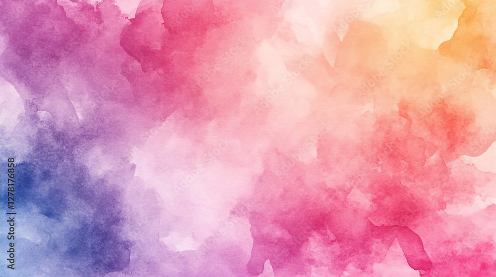 Fototapeta premium Watercolor abstract texture background, design background, wall design, minimal background, wallpaper, colorful design, soft watercolor, watercolor background, watercolor art