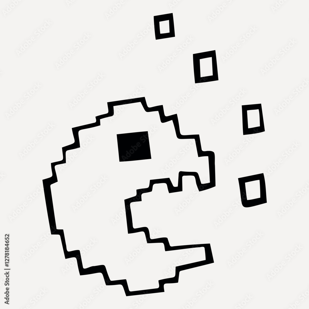 8-bit pixel monster clipart psd 8-bit pixel monster clipart psd