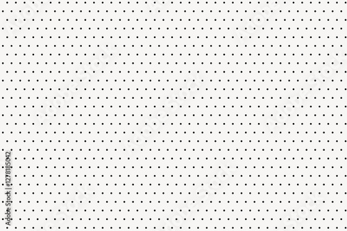 Black polka dots patterned background vector